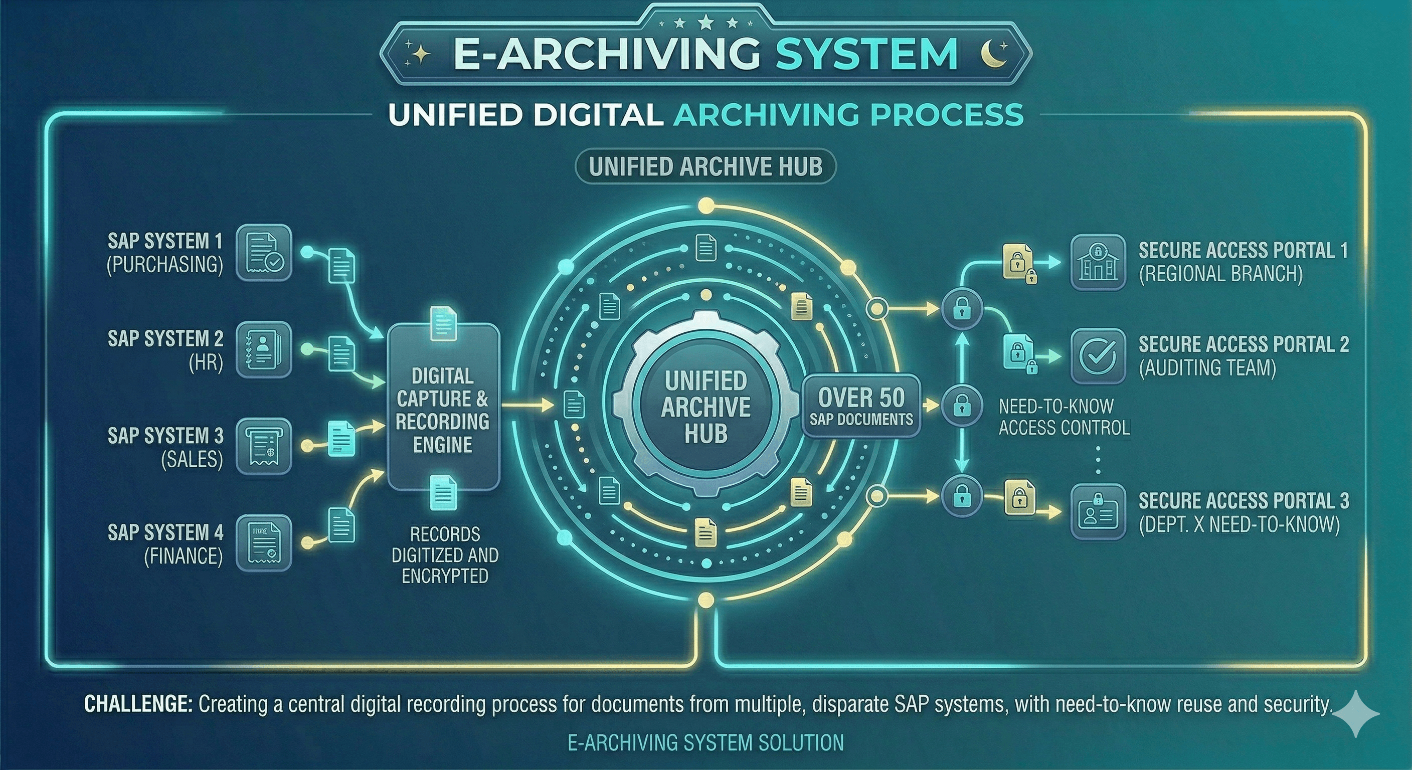 E-Archiving System illustration